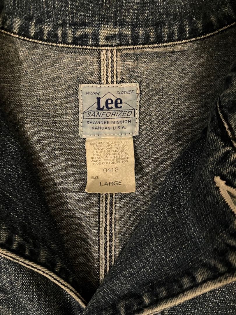 Lee 91-J 0412 ハウスマーク カバーオール　デニムジャケット 復刻