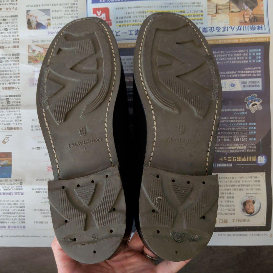 JM WESTON 641 ゴルフ ロシアンカーフ ブラック 9D