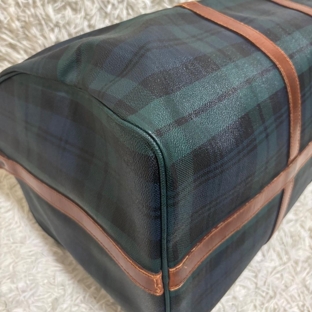 良品✨ポロラルフローレン ボストンバッグ 大容量 ブラックウォッチ チェック