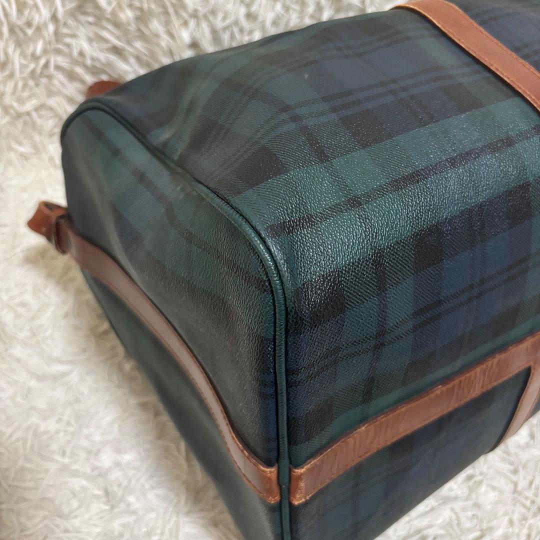 良品✨ポロラルフローレン ボストンバッグ 大容量 ブラックウォッチ チェック