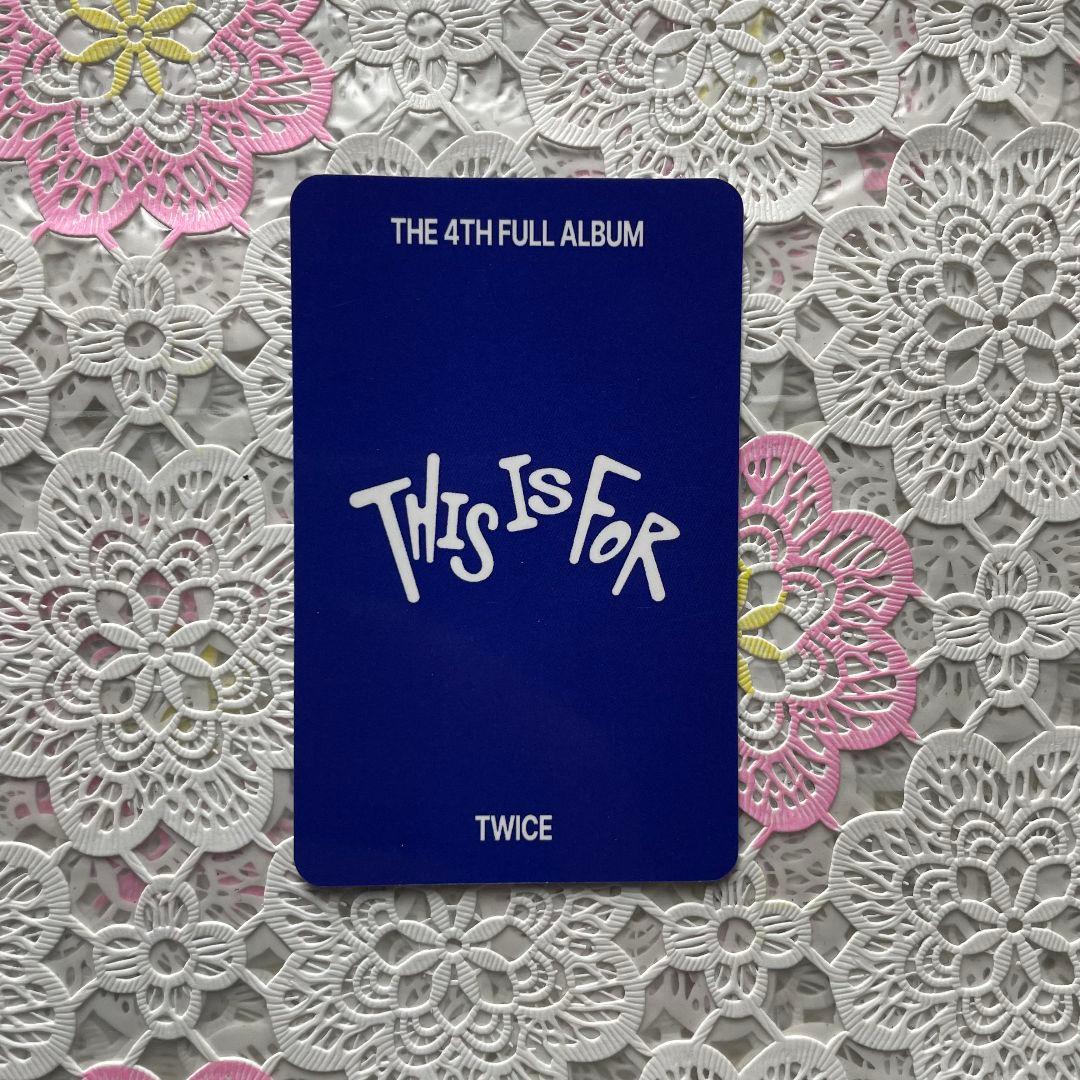TWICE THIS IS FOR 事前収録 限定 トレカ モモ