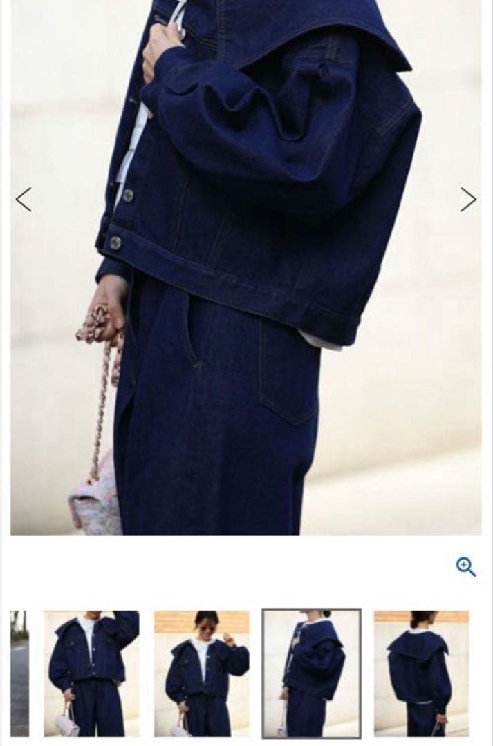 bow.a ボウエー　デニムジャケット　Indigo