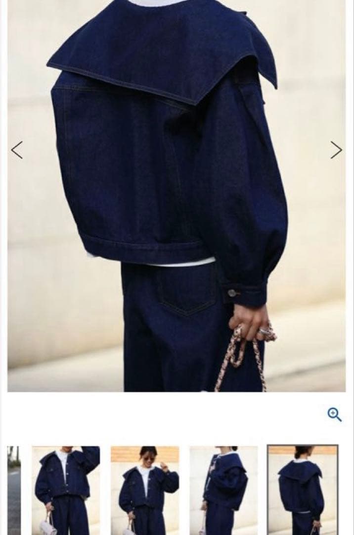 bow.a ボウエー　デニムジャケット　Indigo