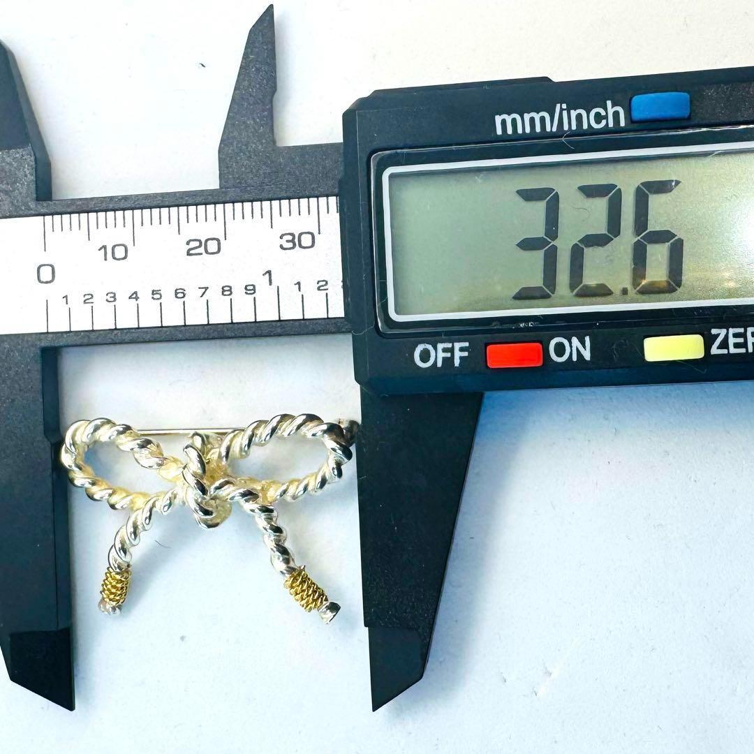 ティファニー　ネクタイピン　リボン　ゴールド　750 k18 925