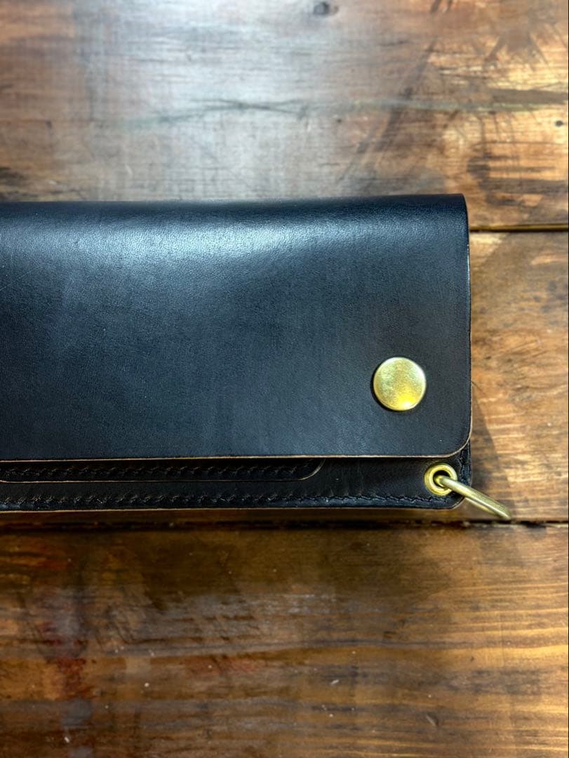 トラッカーウォレット TW-01 茶芯 ヌメ 手染め