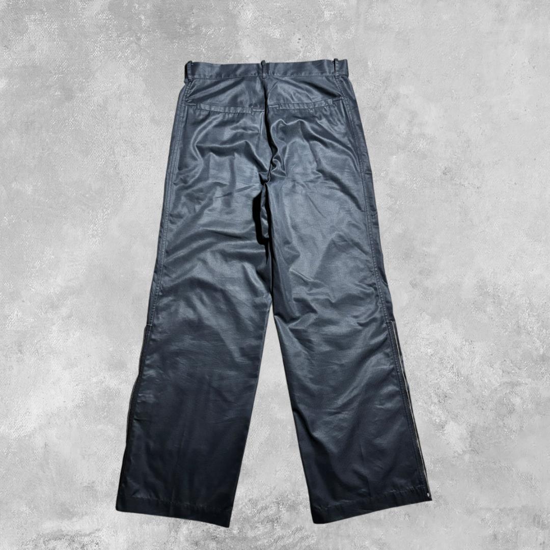 Y-3 サイドジップワイドパンツ ネイビー Yohji yamamoto