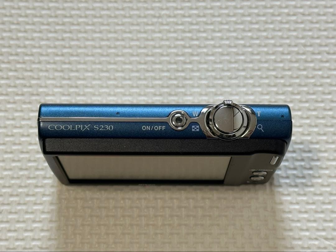 超美品 Nikon COOLPIX S230 コンパクトデジタルカメラ ブルー