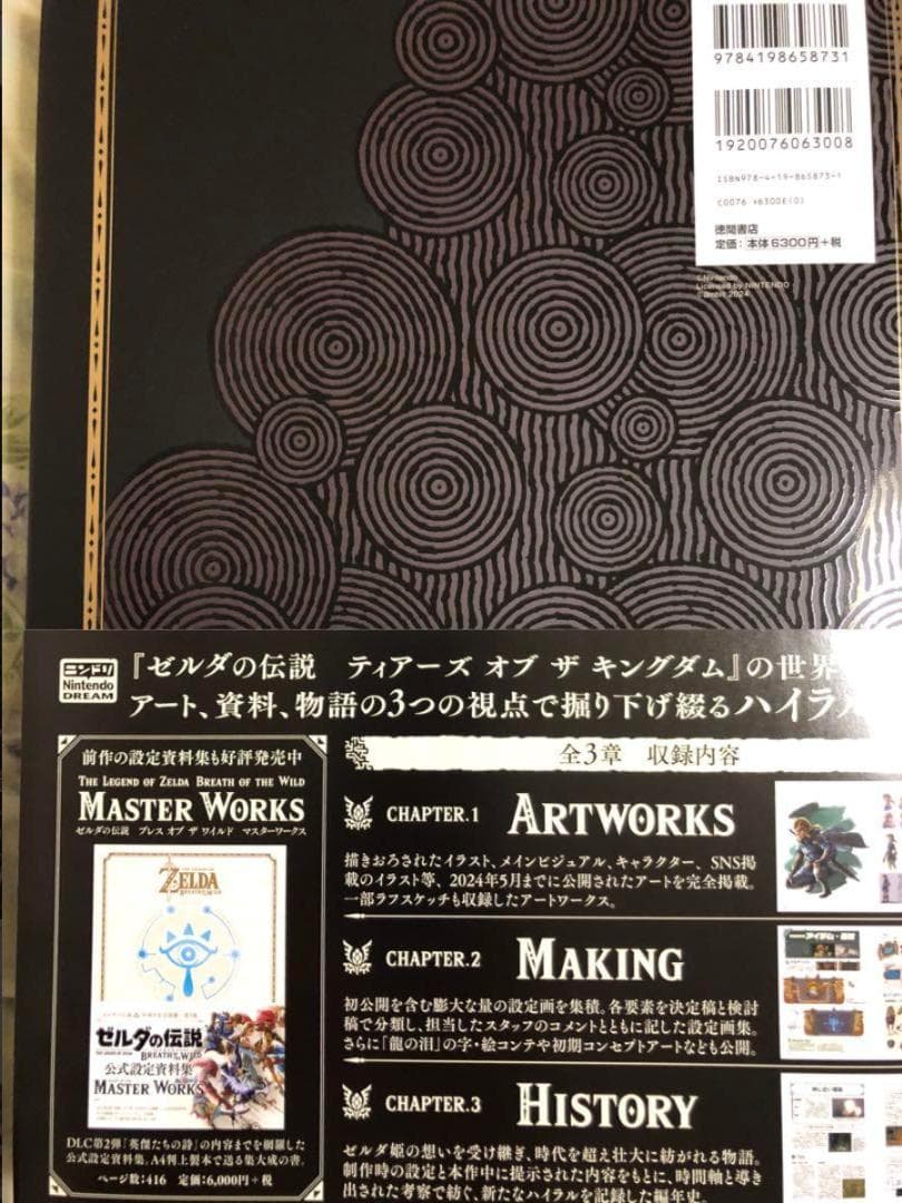 ゼルダの伝説 マスターワークス 公式設定資料集 2冊セット