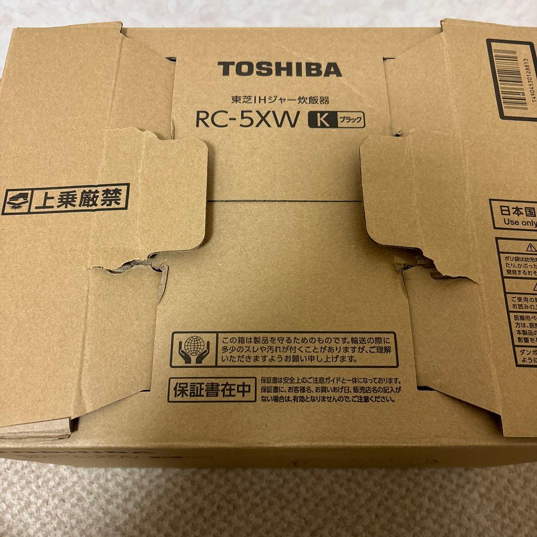 TOSHIBA IHジャー炊飯器 RC-5XW K