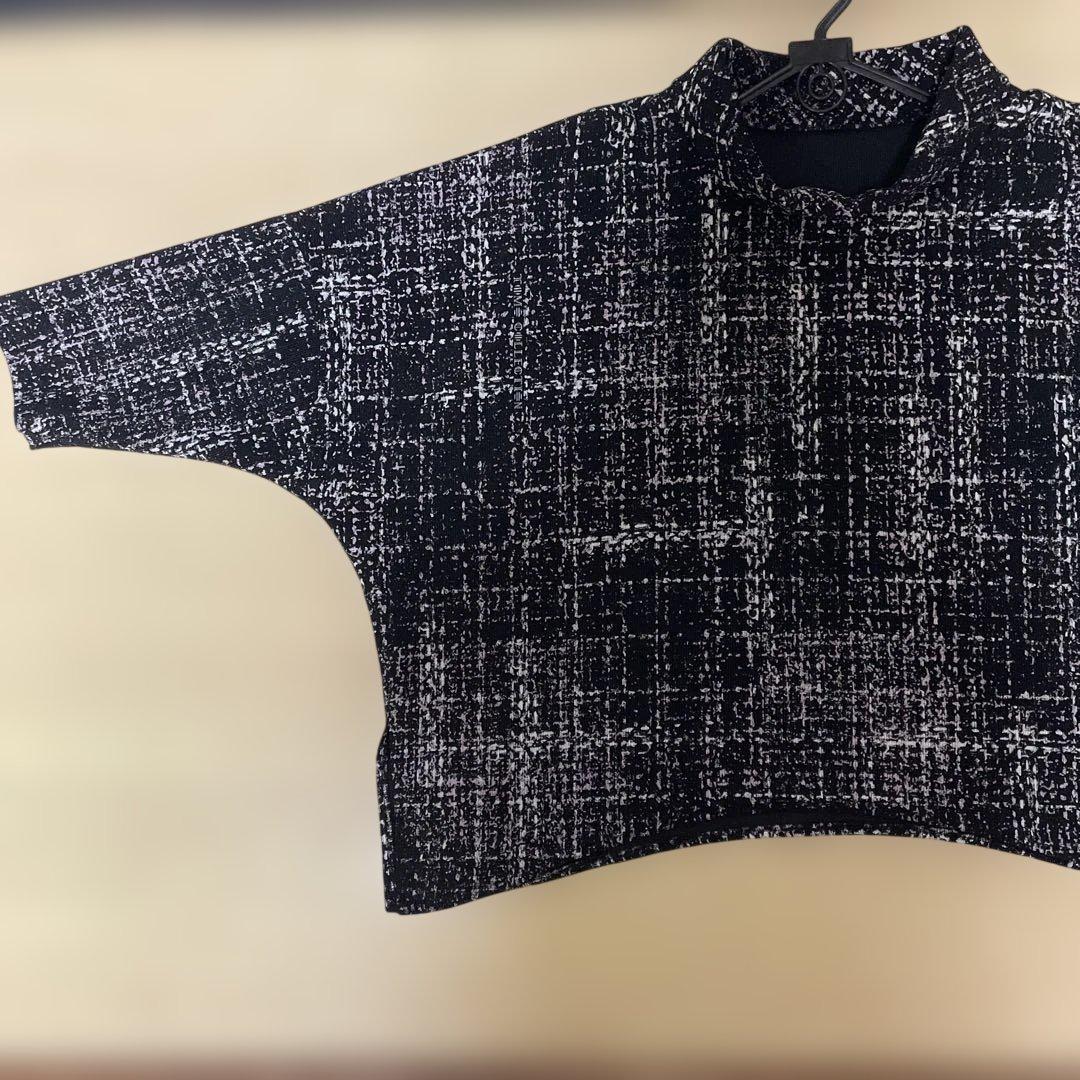 新品タグ付き　詩仙堂　トモコレクション 黒と白とピンクのパターン