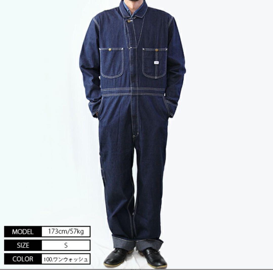 【ほぼ美品】Lee ダークデニム オーバーオール Sサイズ