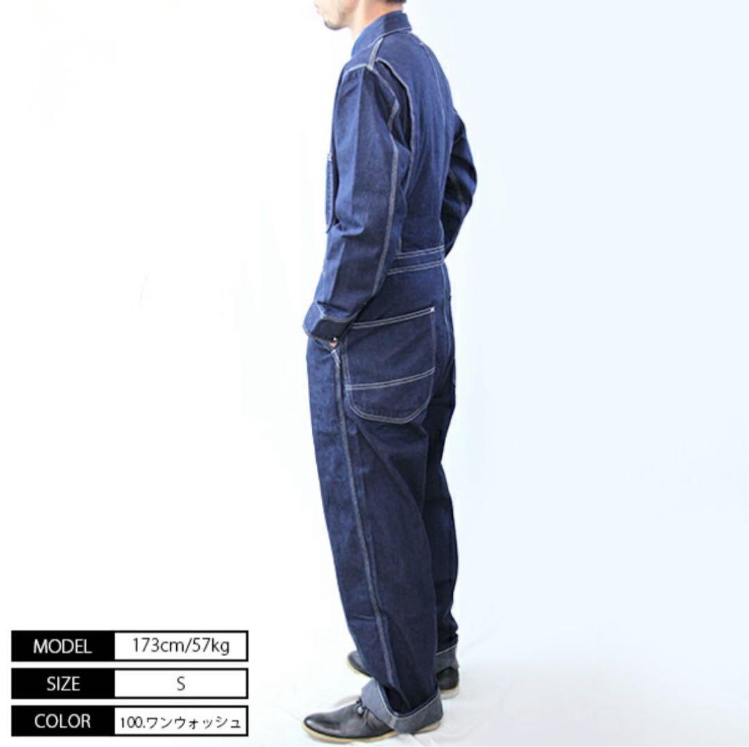 【ほぼ美品】Lee ダークデニム オーバーオール Sサイズ