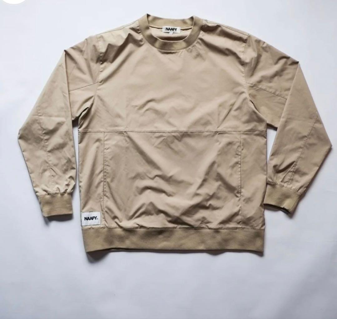 【美品】NAAFY ナーフィー　ピステ　プルオーバー　Lサイズ　ゴルフウェア