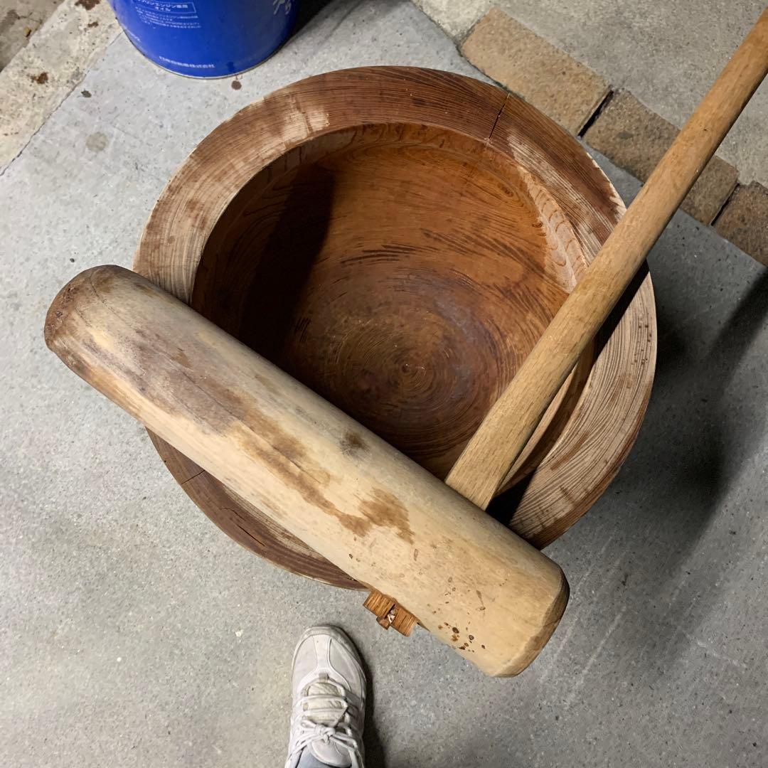 木製臼・杵セット