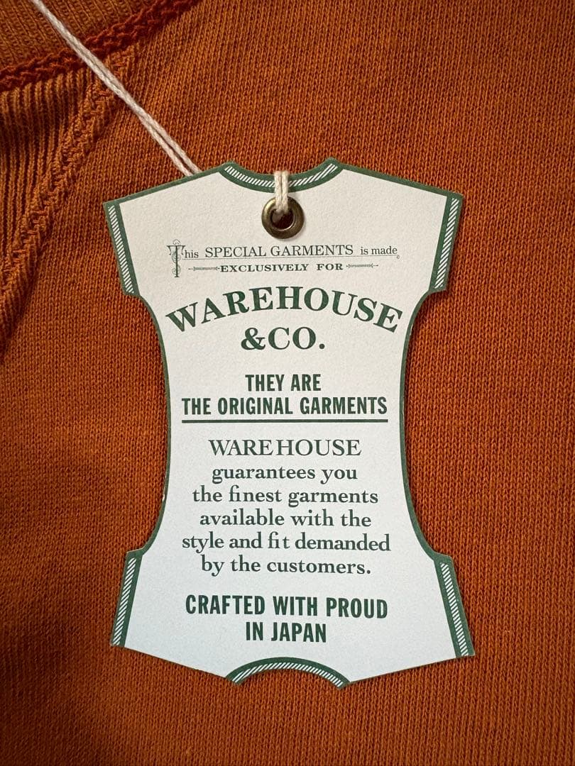 WAREHOUSE ウエアハウス　Lot 403-PLAIN ダークオレンジ