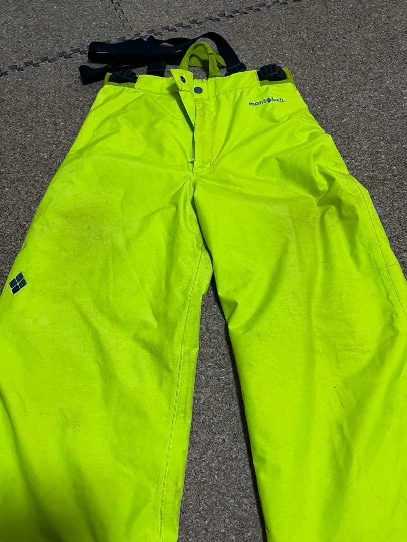 mont-bell 子ども用スキーウェアセット パウダーステップバーカ 150