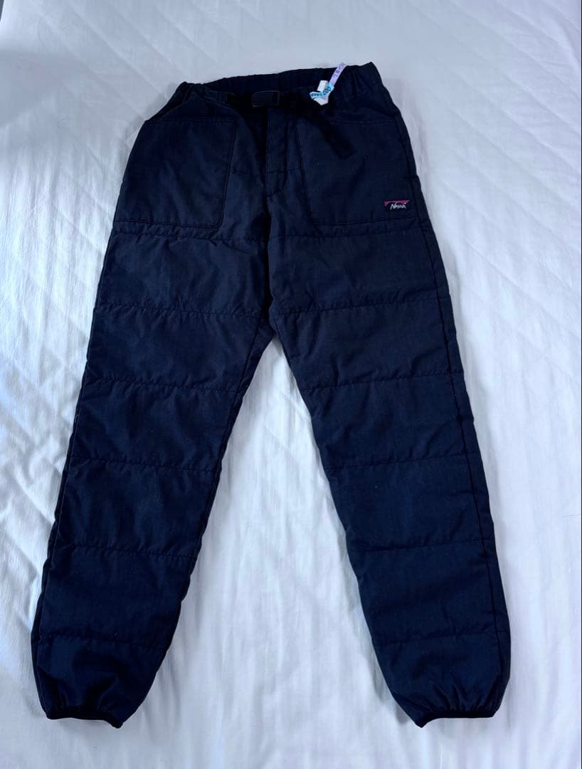 美品！NANGA ナンガ　焚火ダウンパンツ　HINOC 黒