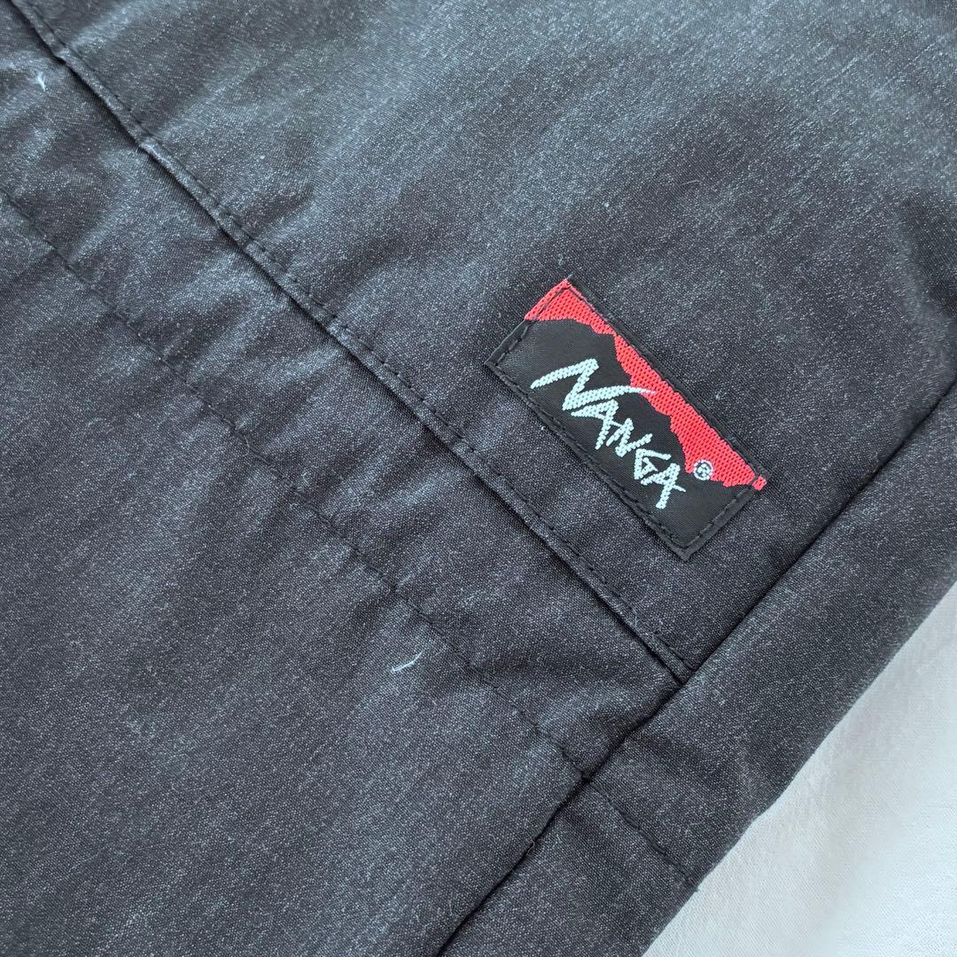 美品！NANGA ナンガ　焚火ダウンパンツ　HINOC 黒