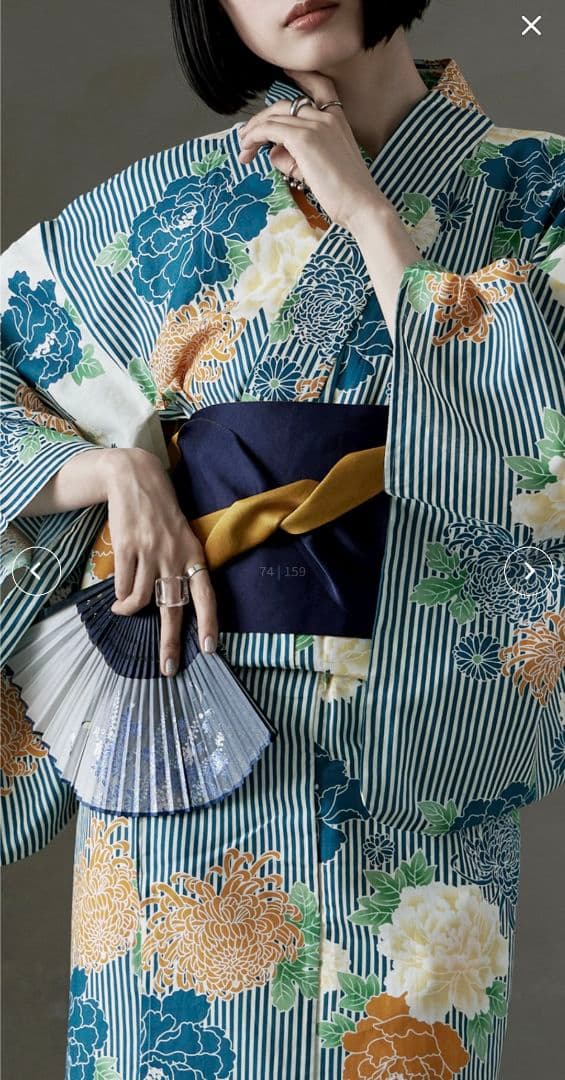 asaka 浴衣 帯 下駄 3点セット カラー その他7