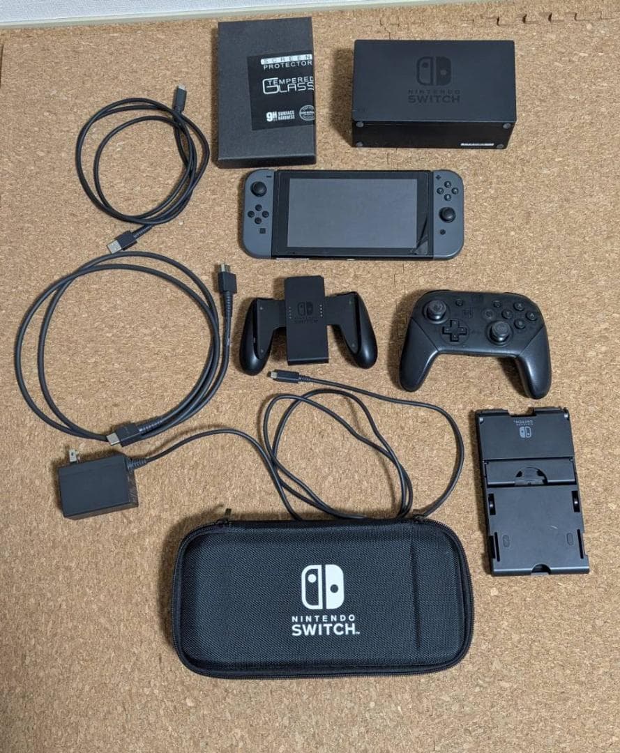 Nintendo Switch ＋SD、フィルム、ケース、スタンド、プロコン