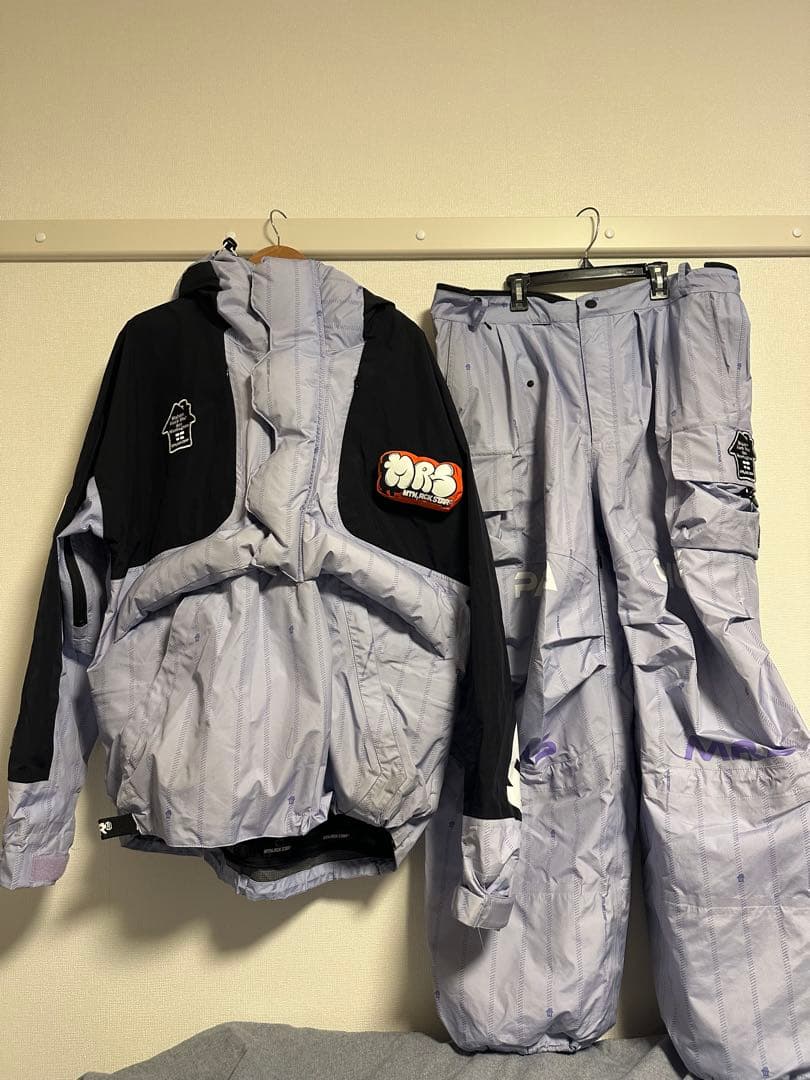 マウンテンロックスター HMK2/PARACHUTE PANTS STRIPE