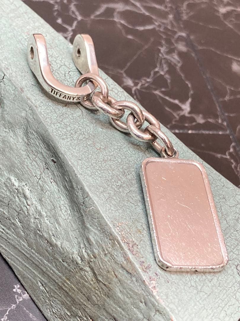 [Tc6] TIFFANY&CO. / 999インゴット シャックル キーリング