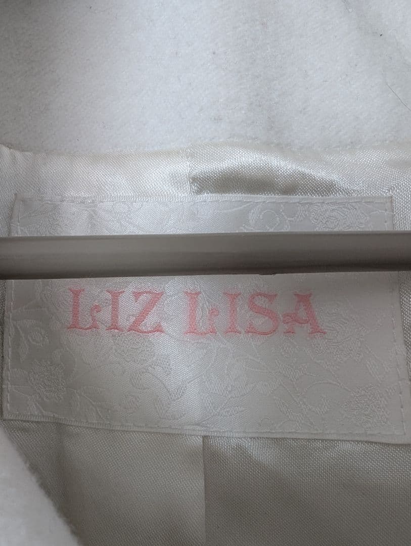 LIZLISA ファー襟 ダブルコート サイズ０　※難あり
