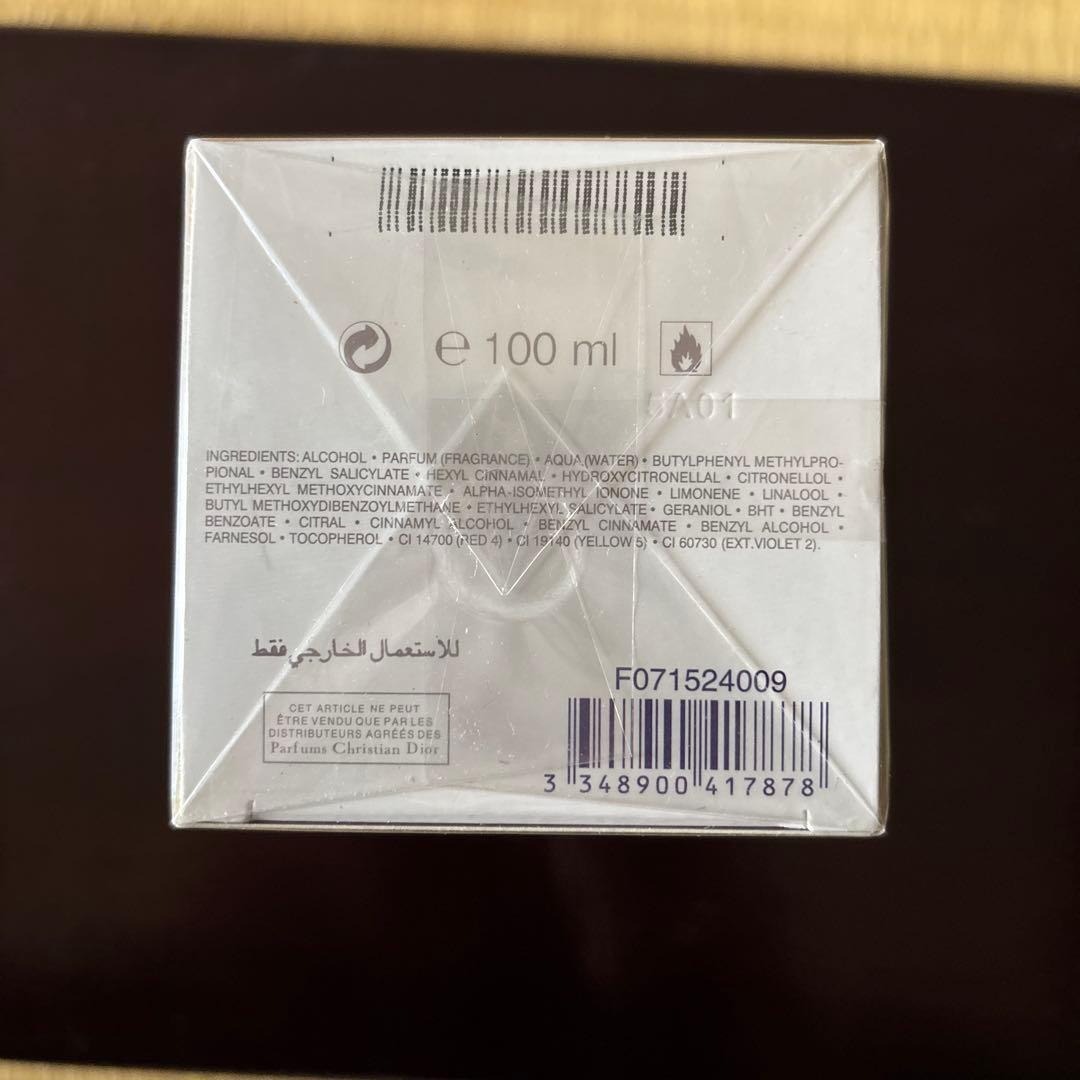 新品　Dior ディオール　ジャドール　オードトワレ 香水　 100ml