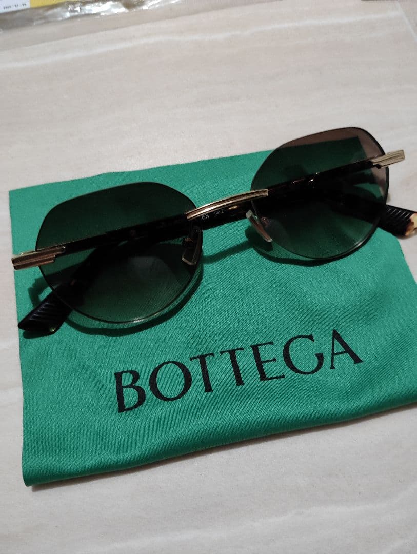 BOTTEGA VENETA リムレス ゴールドフレーム試着のみ付属品完備