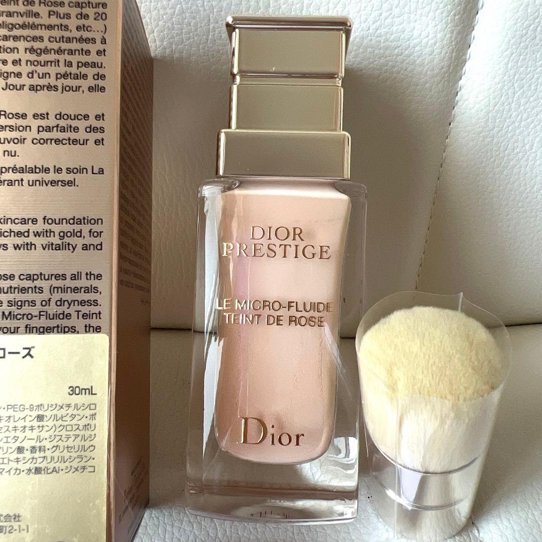 Diorプレステージ リキッドファンデーション ル フルイド タン ドゥ ローズ