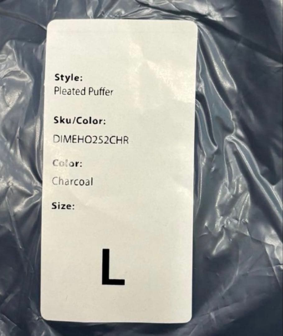 【正規店 / L】Dime Pleated Puffer ダウンジャケット