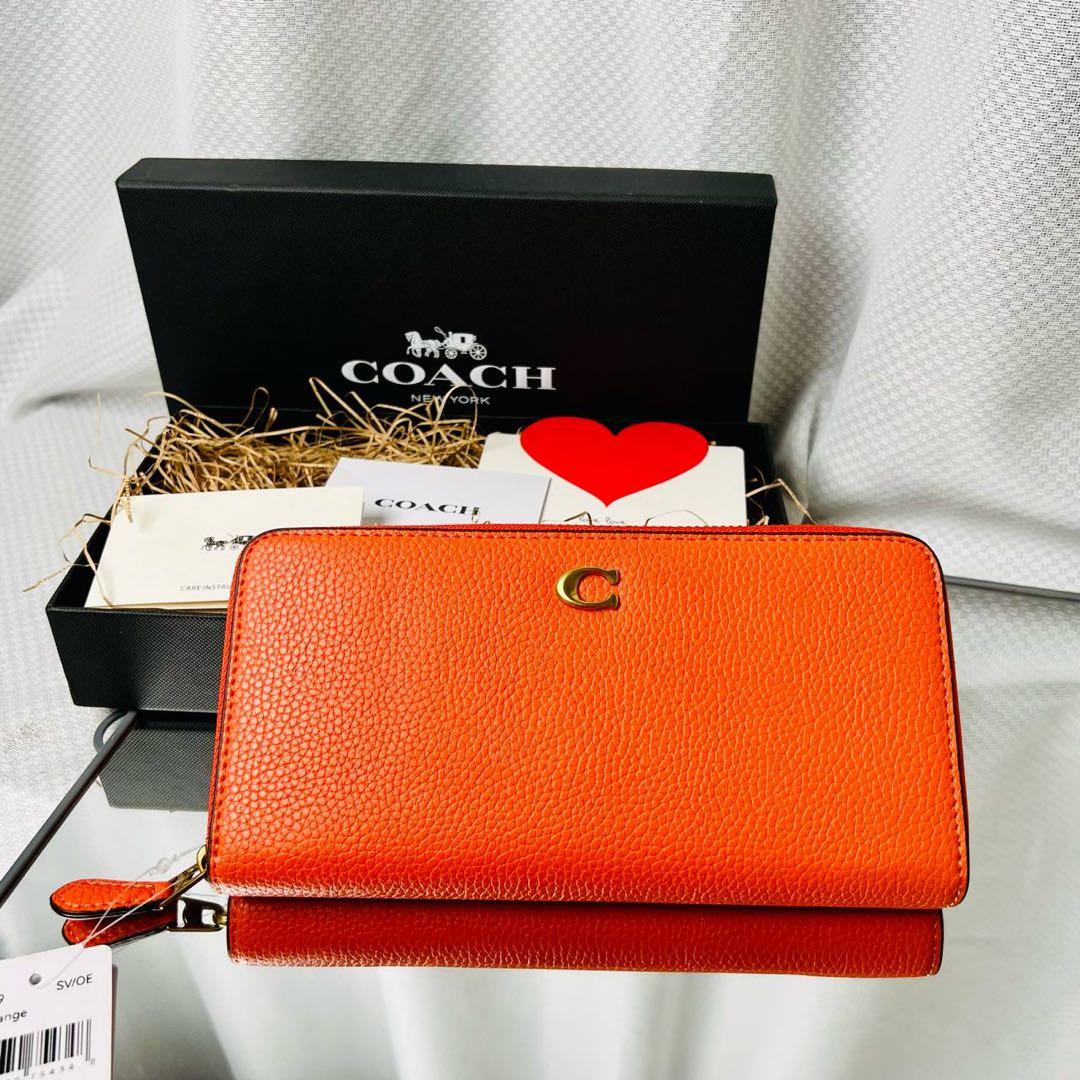 COACH（コーチ）のラウンドファスナー長財布^_^