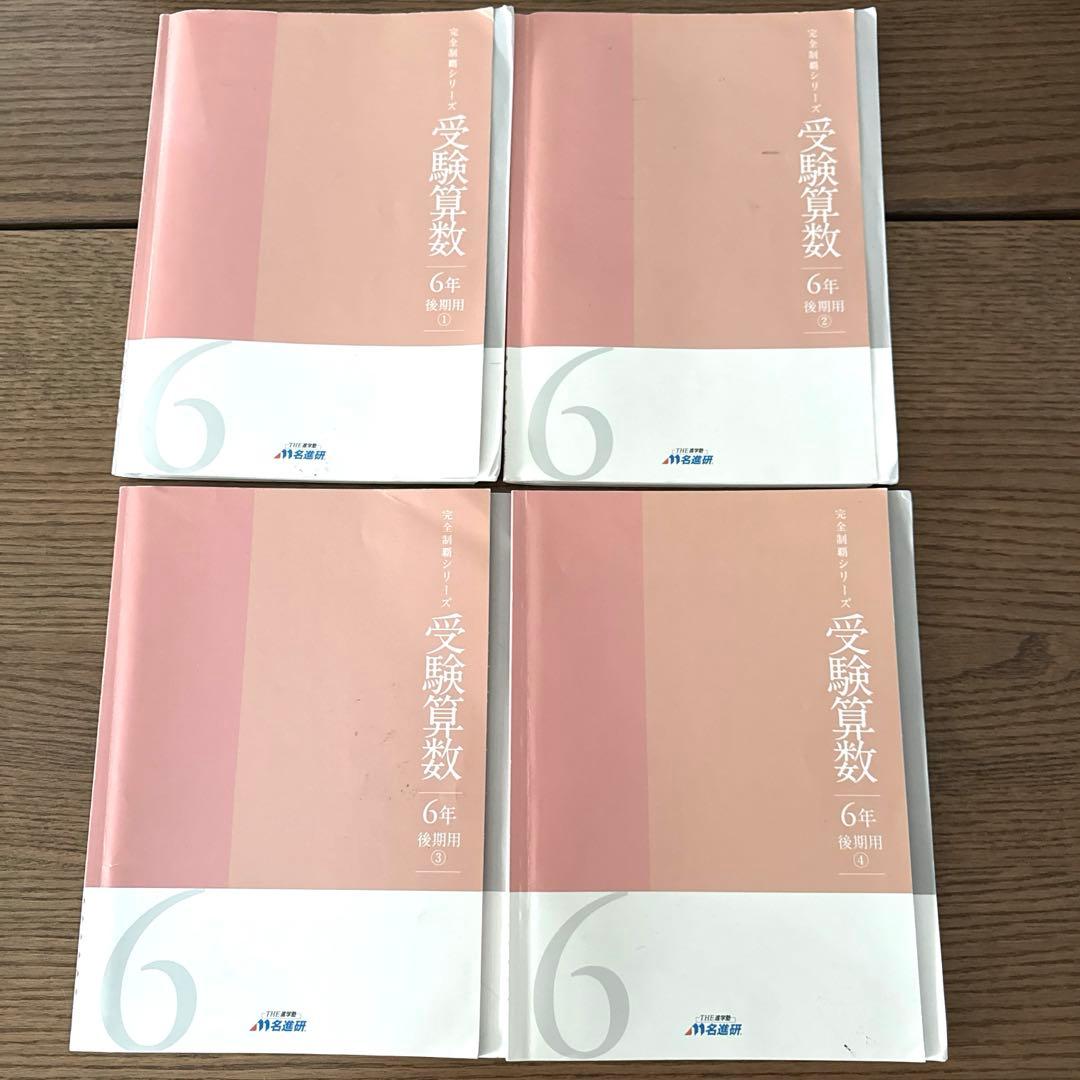 名進研　完全制覇　受験国語　受験算数　受験理科　受験社会　6年　中学受験　21冊