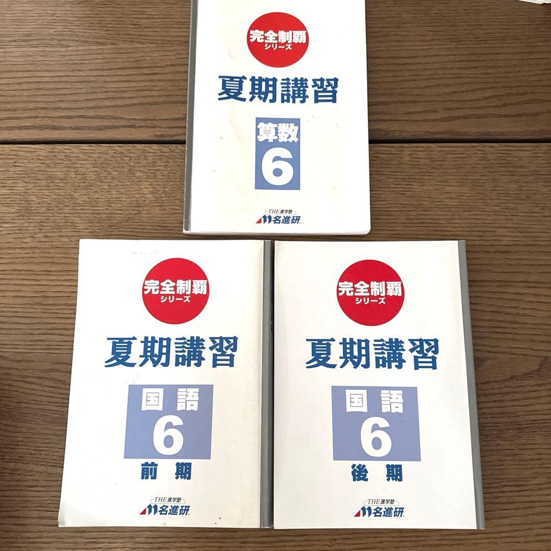 名進研　完全制覇　受験国語　受験算数　受験理科　受験社会　6年　中学受験　21冊
