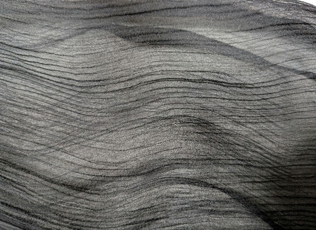 D&G 黒のシフォン袖トップス