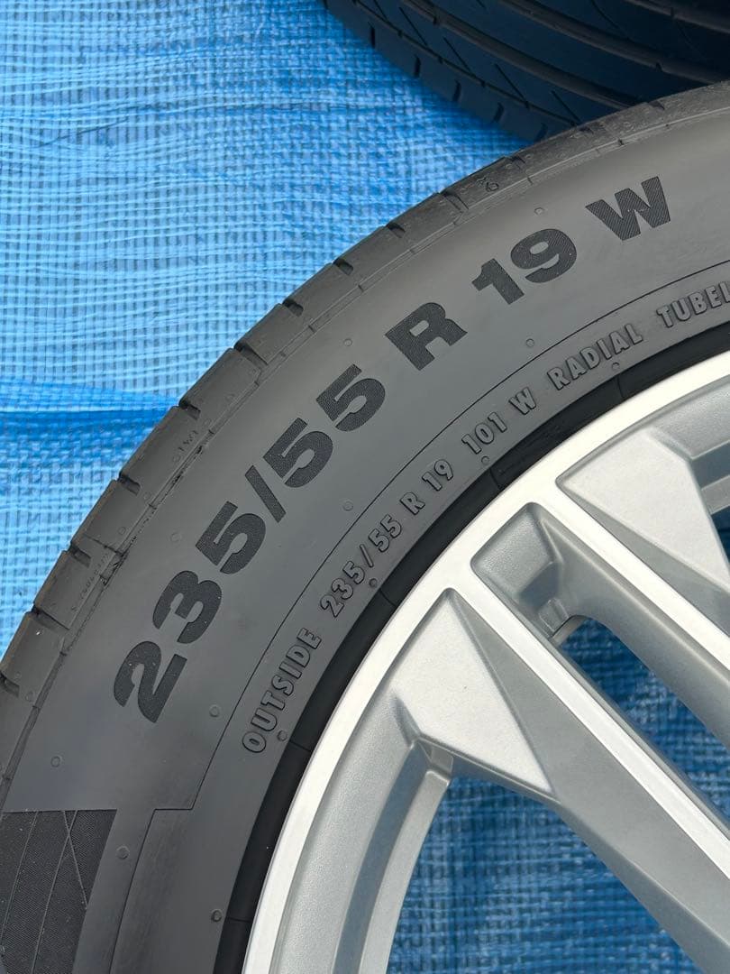 【送料込み】超美品！アウディSライン19インチ純正タイヤホイール4本セット