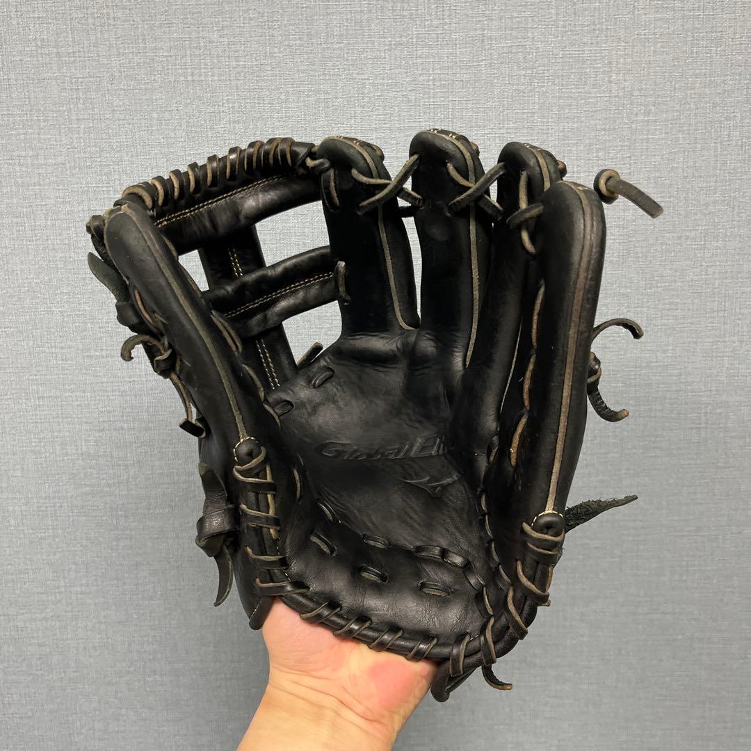 1058 ミズノ グローバルエリート 型抜群 即戦力 軟式 内野手用グローブ