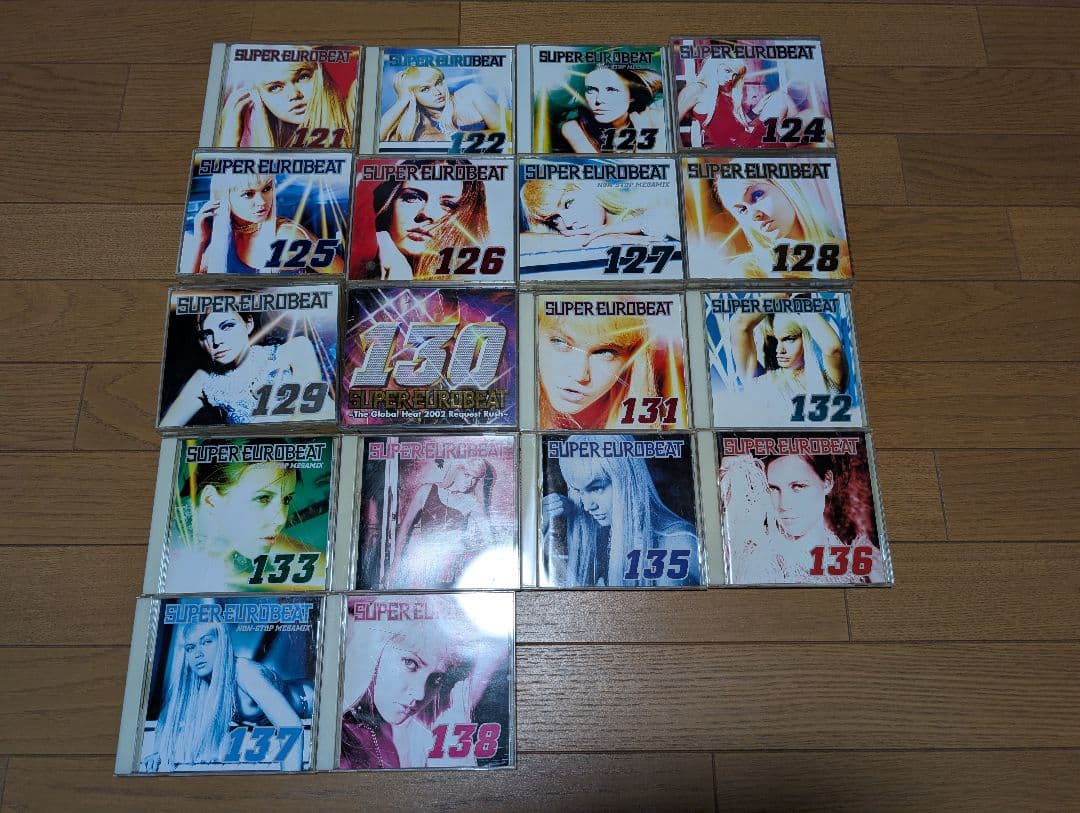 CD『スーパーユーロビート』 vol.121〜vol.138 ！！