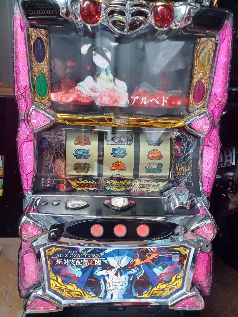 【送料無料】OVER‐SLOT「AINZ OOAL GOWN絶対支配者光臨」実機