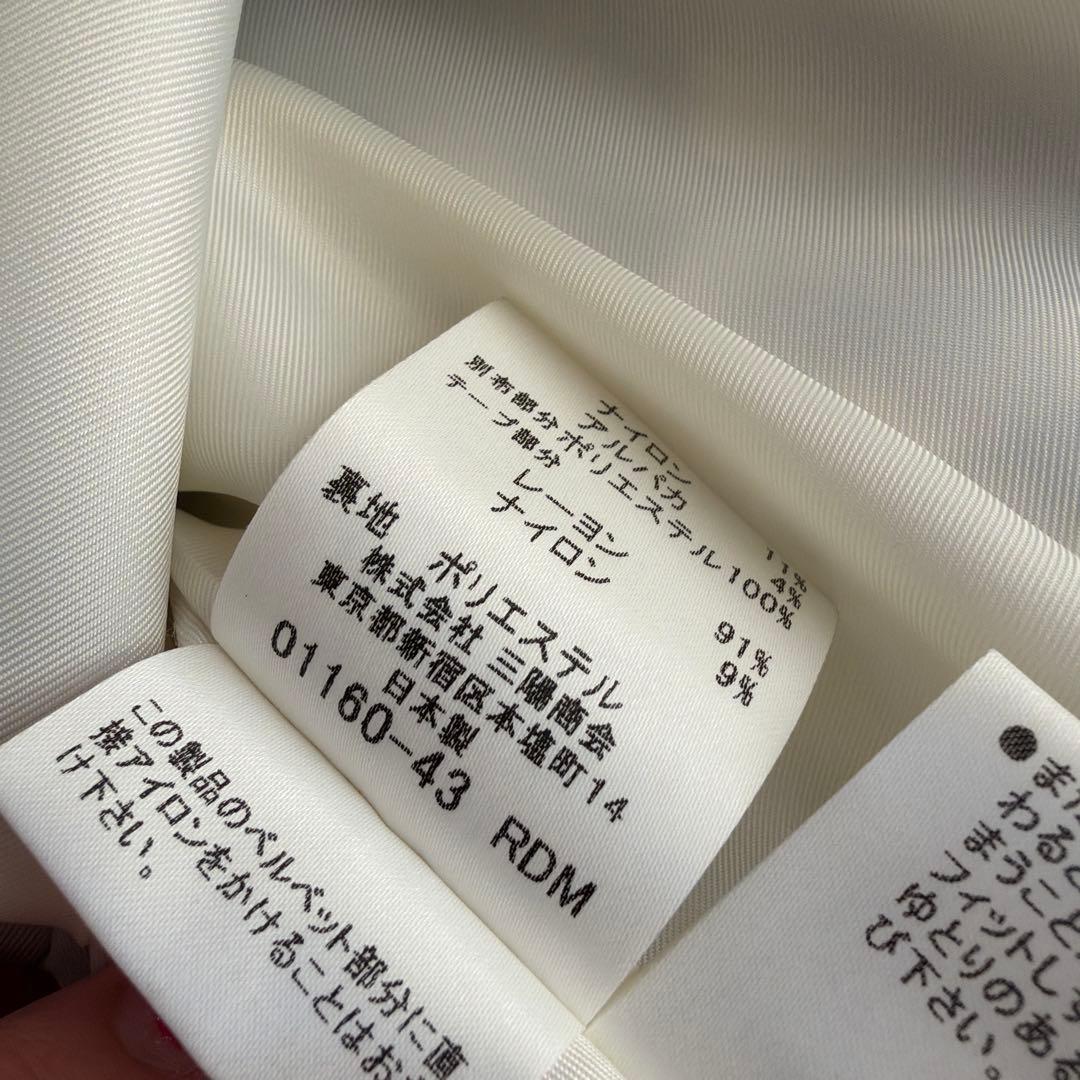 BURBERRY BLUE LABEL チェック ベロア リボン ワンピース