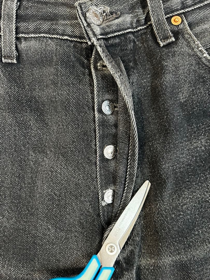 85年製 517 ブラック ユーロリーバイス UK製 ブーツカット W35L34