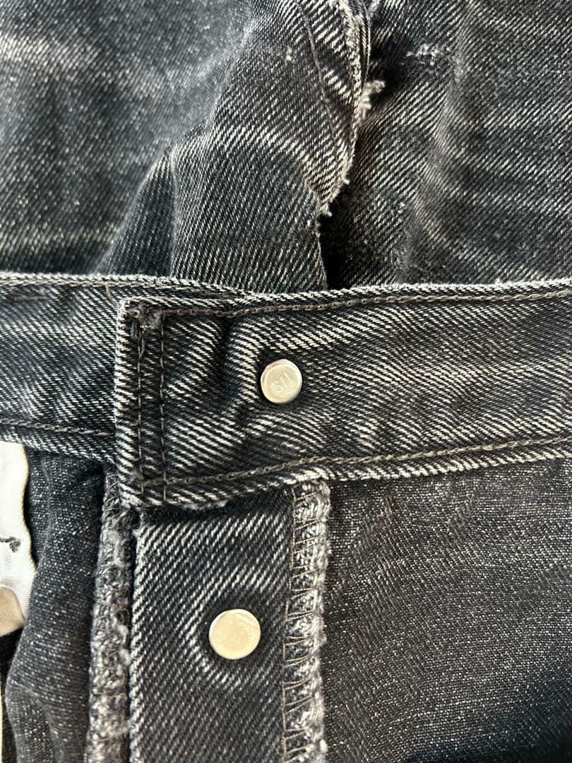 85年製 517 ブラック ユーロリーバイス UK製 ブーツカット W35L34