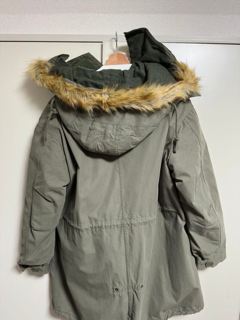 HOUSTON M-65パーカー 3WAYモッズコート ライナー・フード付き