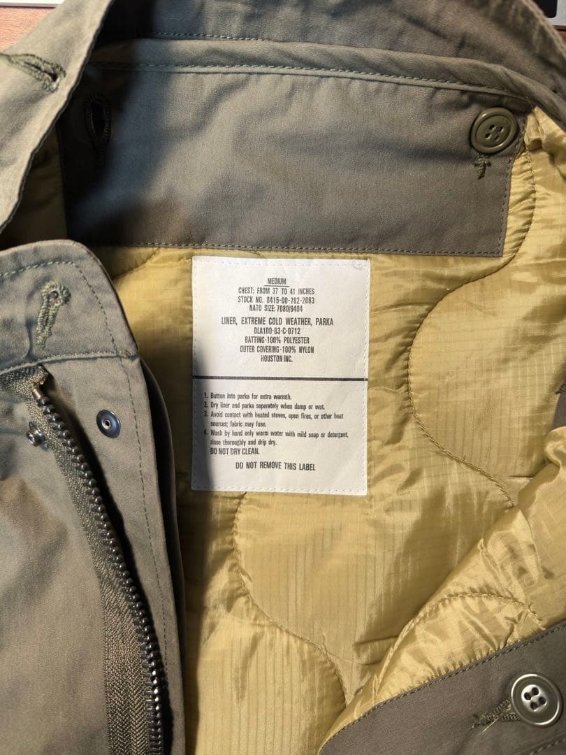 HOUSTON M-65パーカー 3WAYモッズコート ライナー・フード付き