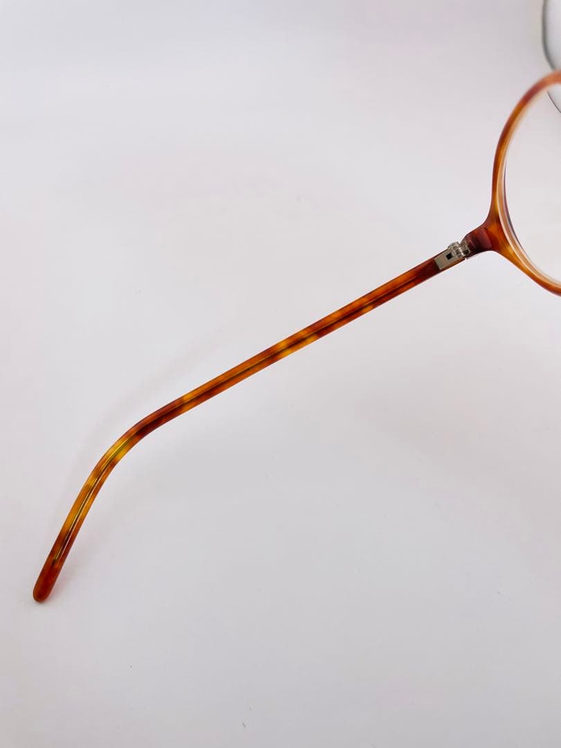 Hakusan 白山眼鏡店 日本製 メガネ 鼈甲色フレーム　オーバル型　59