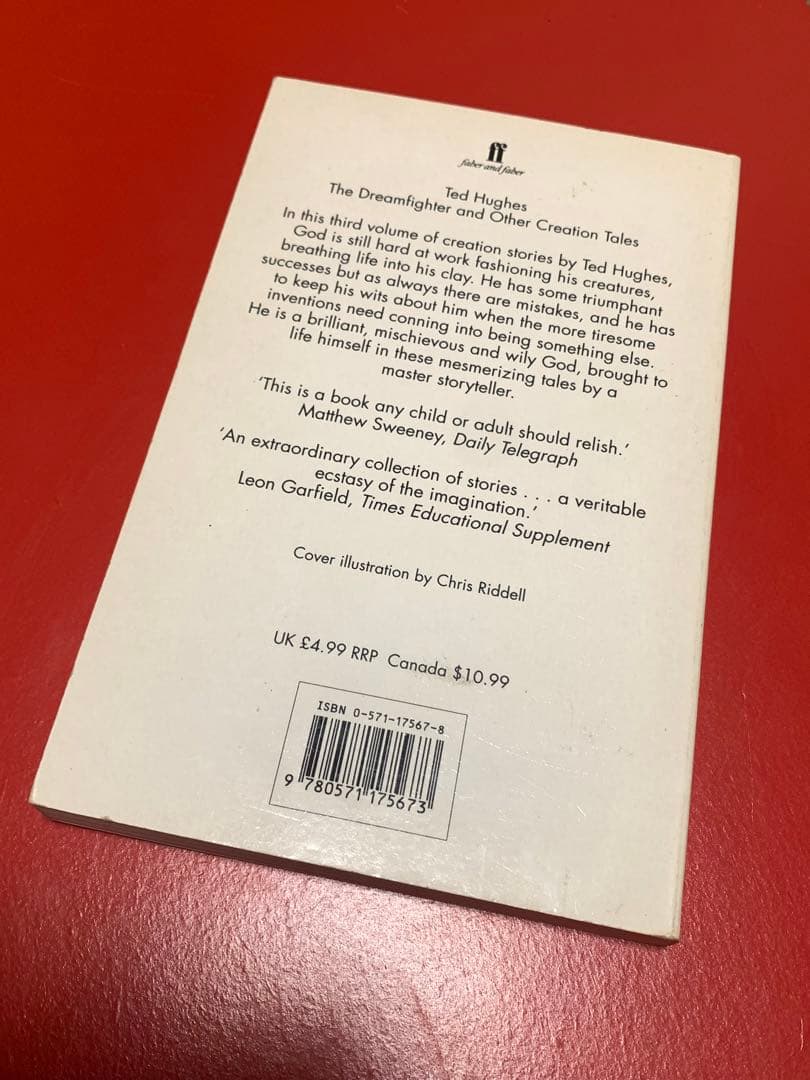 洋書 Ted Hughes Dreamfighter and Other Creati