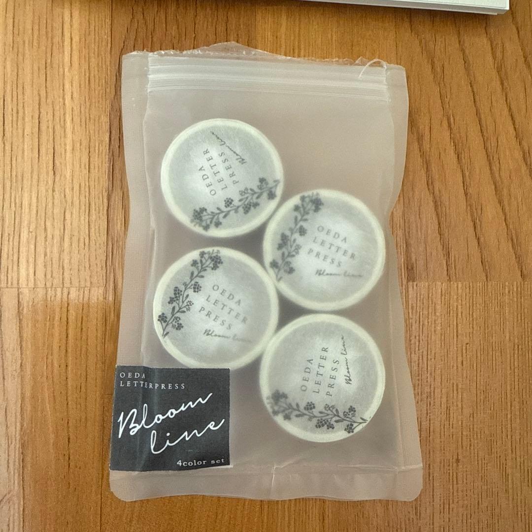 京都手書き市での文房具　インク　マスキングテープ　紙