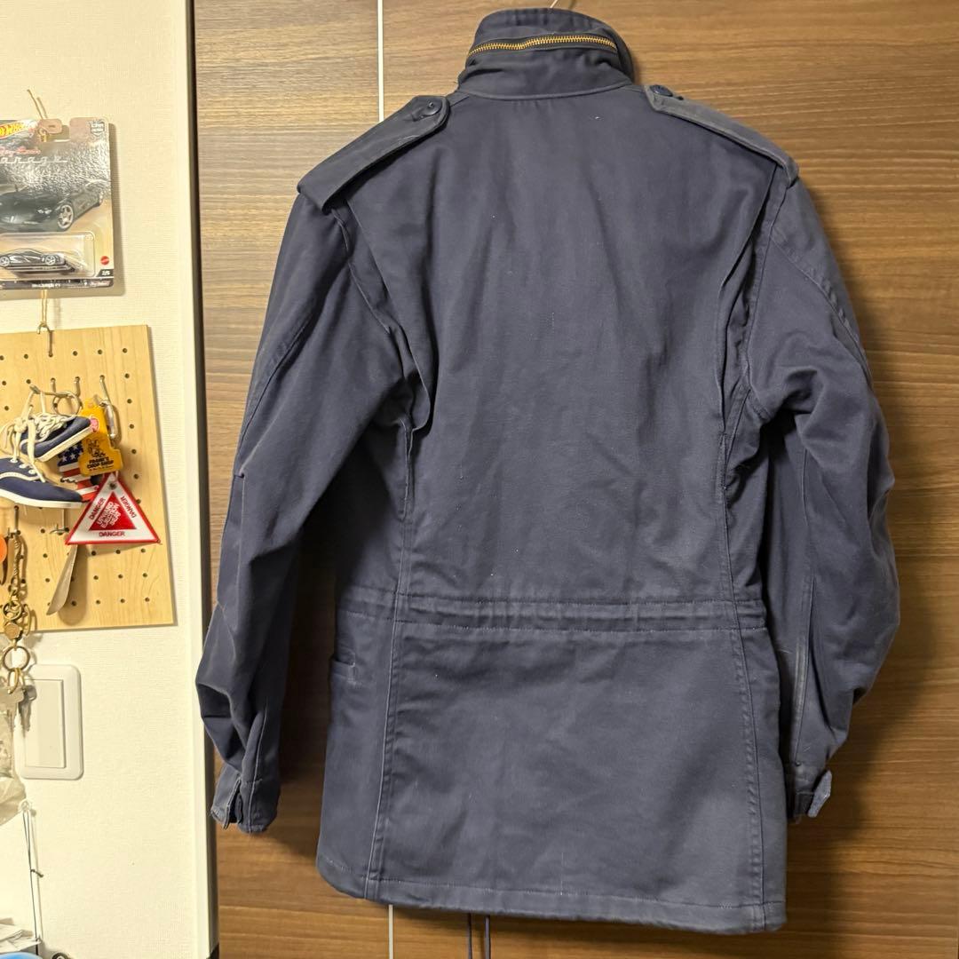 80s Alpha M-65 X-SMALL REGULAR ネイビー usa製