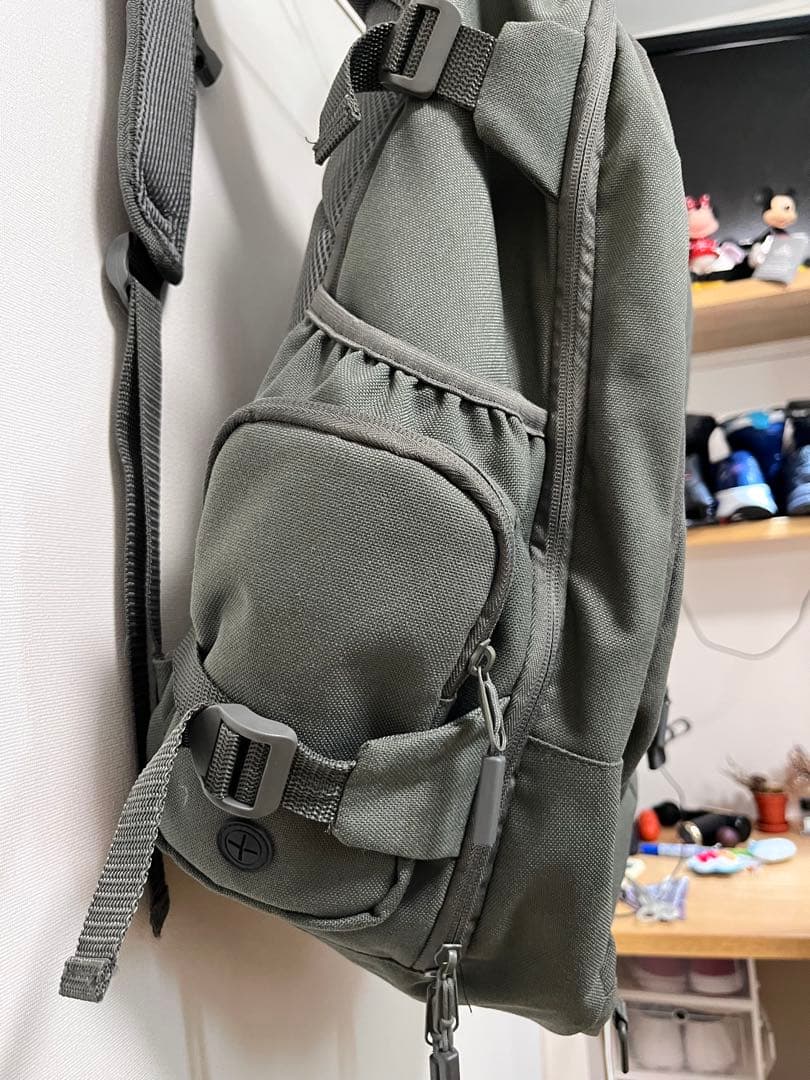 Tripled Decker Back Packバスケバックパックダークグレー