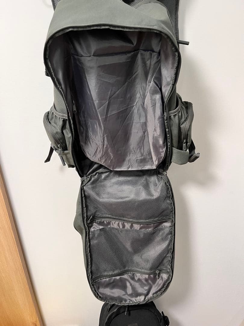 Tripled Decker Back Packバスケバックパックダークグレー